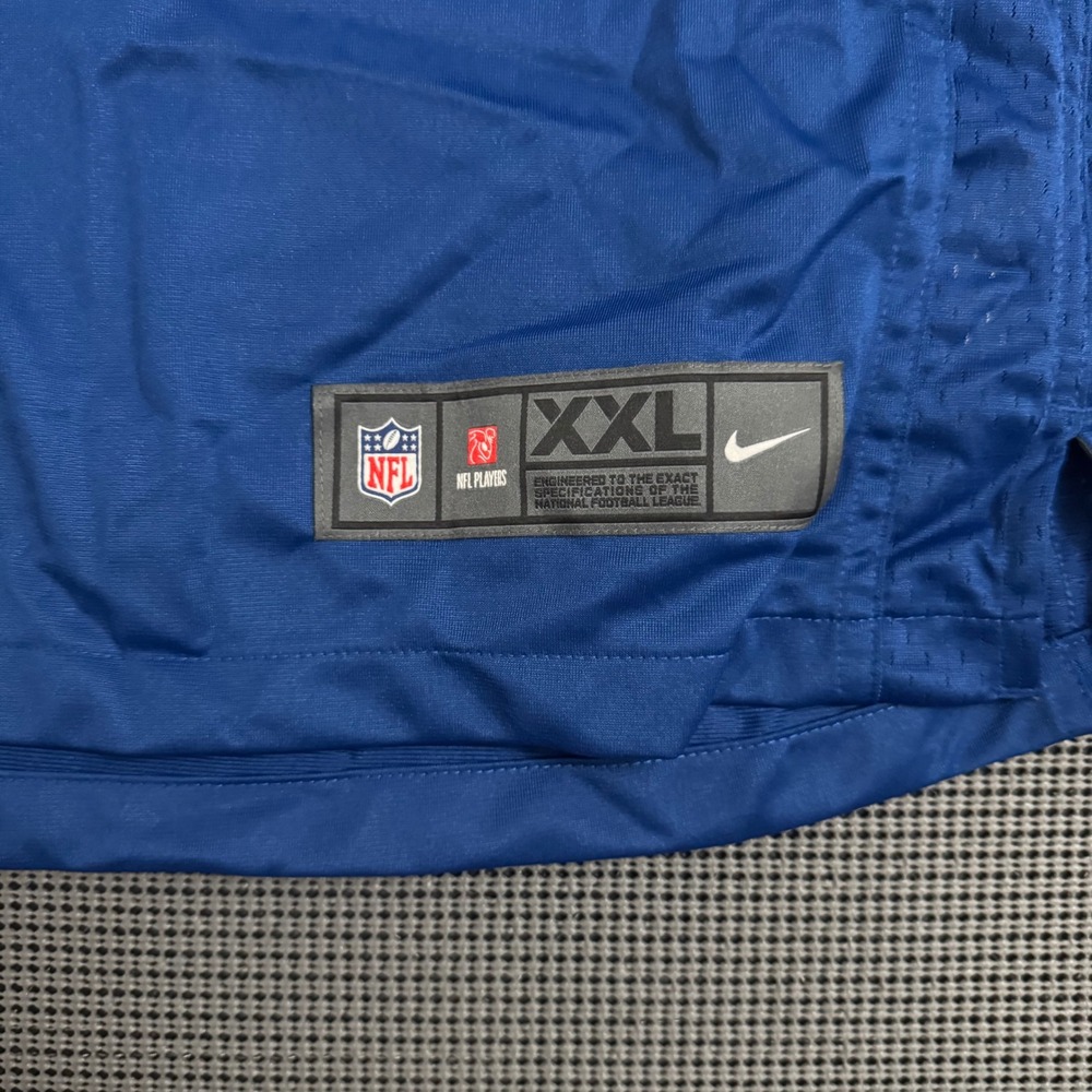 Nike NFL On Field Indianapolis Colts Jersey Mens XXL Blue Blank Football Shirt - Picture 3 of 6